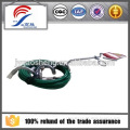 green run cable of dog leashes